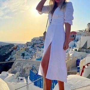 Reformation 100% Linen Dress Size 8